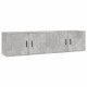 2 db betonszürke fali tv-szekrény 80 x 34,5 x 40 cm 2 db betonszürke fali tv-szekrény 80 x 34,5 x 40 cm