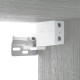 2 db szürke sonoma falra szerelhető tv-szekrény 80x34,5x40 cm
