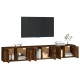 3 db füstös tölgyszínű fali tv-szekrény 80 x 34,5 x 40 cm 3 db füstös tölgyszínű fali tv-szekrény 80 x 34,5 x 40 cm
