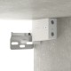 2 db betonszürke fali tv-szekrény 100 x 34,5 x 40 cm