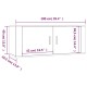 3 db fehér falra szerelhető tv-szekrény 100 x 34,5 x 40 cm 3 db fehér falra szerelhető tv-szekrény 100 x 34,5 x 40 cm