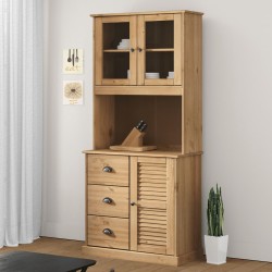 Vigo tömör fenyőfa magasszekrény 78x40x175 cm