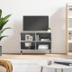 Betonszürke szerelt fa tv-szekrény 69,5x30x50 cm Betonszürke szerelt fa tv-szekrény 69,5x30x50 cm