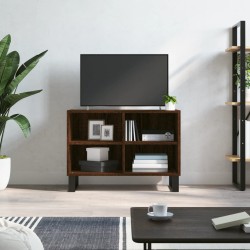 Barna tölgy színű szerelt fa tv-szekrény 69,5x30x50 cm