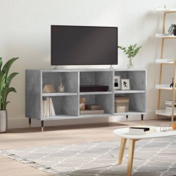 Betonszürke szerelt fa tv-szekrény 103,5x30x50 cm