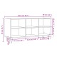Betonszürke szerelt fa tv-szekrény 103,5x30x50 cm Betonszürke szerelt fa tv-szekrény 103,5x30x50 cm