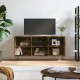 Füstös tölgyszínű szerelt fa tv-szekrény 103,5x30x50 cm Füstös tölgyszínű szerelt fa tv-szekrény 103,5x30x50 cm