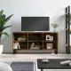 Füstös tölgyszínű szerelt fa tv-szekrény 103,5x30x50 cm Füstös tölgyszínű szerelt fa tv-szekrény 103,5x30x50 cm