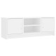 Fehér szerelt fa tv-szekrény 102x30x37,5 cm Fehér szerelt fa tv-szekrény 102x30x37,5 cm