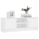 Fehér szerelt fa tv-szekrény 102x30x37,5 cm Fehér szerelt fa tv-szekrény 102x30x37,5 cm