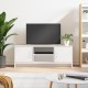 Fehér szerelt fa tv-szekrény 102x30x37,5 cm Fehér szerelt fa tv-szekrény 102x30x37,5 cm