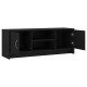 Fekete szerelt fa tv-szekrény 102x30x37,5 cm Fekete szerelt fa tv-szekrény 102x30x37,5 cm