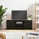 Fekete szerelt fa tv-szekrény 102x30x37,5 cm Fekete szerelt fa tv-szekrény 102x30x37,5 cm