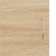 Sonoma-tölgyszínű szerelt fa fali tv-szekrény 102x30x37,5 cm