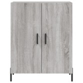 Szürke sonoma szerelt fa magasszekrény 69,5 x 34 x 180 cm Szürke sonoma szerelt fa magasszekrény 69,5 x 34 x 180 cm