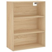 Sonoma tölgy szerelt fa magasszekrény 69,5 x 34 x 180 cm Sonoma tölgy szerelt fa magasszekrény 69,5 x 34 x 180 cm