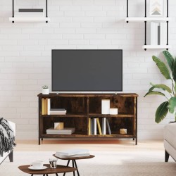 Füstös tölgyszínű szerelt fa tv-szekrény 100x40x50 cm