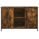 Füstös tölgyszínű szerelt fa tv-szekrény 100x35x65 cm Füstös tölgyszínű szerelt fa tv-szekrény 100x35x65 cm