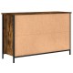 Füstös tölgyszínű szerelt fa tv-szekrény 100x35x65 cm Füstös tölgyszínű szerelt fa tv-szekrény 100x35x65 cm