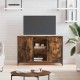 Füstös tölgyszínű szerelt fa tv-szekrény 100x35x65 cm Füstös tölgyszínű szerelt fa tv-szekrény 100x35x65 cm
