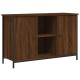 Barna tölgyszínű szerelt fa tv-szekrény 100x35x65 cm Barna tölgyszínű szerelt fa tv-szekrény 100x35x65 cm