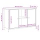Barna tölgyszínű szerelt fa tv-szekrény 100x35x65 cm Barna tölgyszínű szerelt fa tv-szekrény 100x35x65 cm