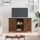 Barna tölgyszínű szerelt fa tv-szekrény 100x35x65 cm Barna tölgyszínű szerelt fa tv-szekrény 100x35x65 cm