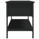 Fekete szerelt fa tv-szekrény 100 x 35 x 45 cm Fekete szerelt fa tv-szekrény 100 x 35 x 45 cm