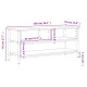 Fekete szerelt fa tv-szekrény 100 x 35 x 45 cm Fekete szerelt fa tv-szekrény 100 x 35 x 45 cm