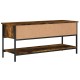 Füstös tölgy színű szerelt fa tv-szekrény 100 x 35 x 45 cm Füstös tölgy színű szerelt fa tv-szekrény 100 x 35 x 45 cm