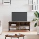Füstös tölgy színű szerelt fa tv-szekrény 100 x 35 x 45 cm Füstös tölgy színű szerelt fa tv-szekrény 100 x 35 x 45 cm