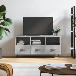Betonszürke műfa tv-szekrény 102 x 36 x 50 cm