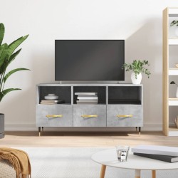 Betonszürke műfa tv-szekrény 102 x 36 x 50 cm