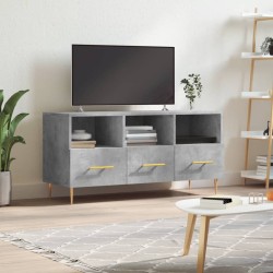 Betonszürke műfa tv-szekrény 102 x 36 x 50 cm