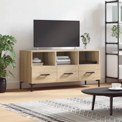 Sonoma-tölgyszínű műfa tv-szekrény 102 x 36 x 50 cm