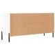 Fehér magasfényű szerelt fa tv-szekrény 102x36x50 cm Fehér magasfényű szerelt fa tv-szekrény 102x36x50 cm