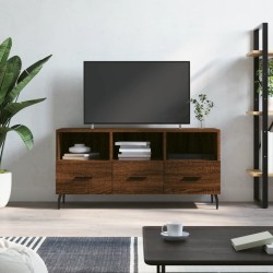 Barna tölgy színű műfa tv-szekrény 102 x 36 x 50 cm