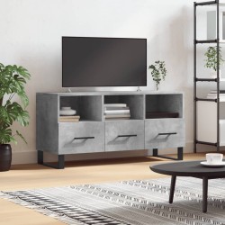 Betonszürke műfa tv-szekrény 102 x 36 x 50 cm