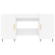 Fehér szerelt fa íróasztal 140 x 50 x 75 cm