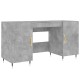 Betonszürke szerelt fa íróasztal 140 x 50 x 75 cm