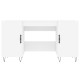 Fehér szerelt fa íróasztal 140 x 50 x 75 cm