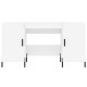 Fehér szerelt fa íróasztal 140 x 50 x 75 cm