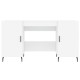 Fehér szerelt fa íróasztal 140 x 50 x 75 cm