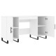 Fehér szerelt fa íróasztal 140 x 50 x 75 cm