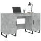Betonszürke szerelt fa íróasztal 140 x 50 x 75 cm Betonszürke szerelt fa íróasztal 140 x 50 x 75 cm