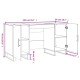 Betonszürke szerelt fa íróasztal 140 x 50 x 75 cm Betonszürke szerelt fa íróasztal 140 x 50 x 75 cm