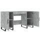 Betonszürke szerelt fa íróasztal 140 x 50 x 75 cm Betonszürke szerelt fa íróasztal 140 x 50 x 75 cm