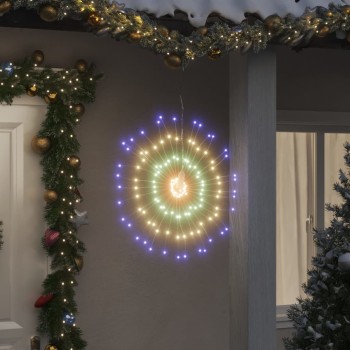 2 db karácsonyi többszínű csillagfény 140 db led 17 cm