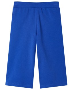 Kobaltkék széles szárú gyereknadrág 140