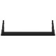 2 db fekete fali polc 60 x 15 x 15,5 cm